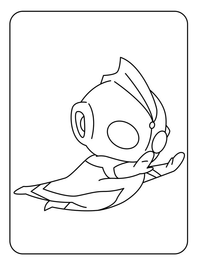 Q版奥特曼涂色简笔画 | 全素材120页