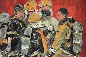 鄂尔多斯消防第三届“我与消防的故事”主题绘画比赛优秀作品赏析图片