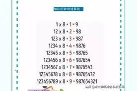 加减乘除“的万能”速算法！背熟了大脑比计算机还厉害图片