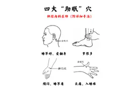 神经内科医师：四大“助眠”穴（附详细手法）图片