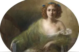 法国画家Pierre Carrier Belleuse人物绘画作品欣赏图片