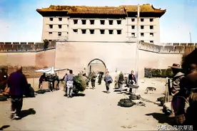 陕西西安：1921年，瑞典人喜仁龙镜头里长安古城墙和城门图片