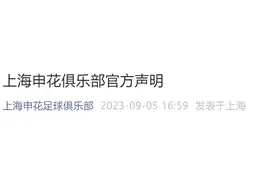 上海申花俱乐部：毛剑卿，停职图片