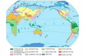 世界各地稳定气候类型分布图图片