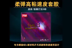 乒乓球懒人正手套胶福音——狂飙8图片