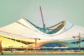 白鹭振翅！厦门新体育中心建设进入冲刺阶段图片