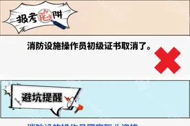消防设施操作员报考避“坑”提醒来了图片