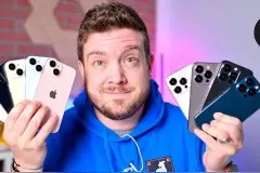 苹果四款iPhone 15机模上手：标准版色调更淡、Pro版主打蓝色图片