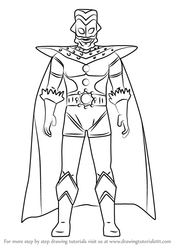 最全奥特曼涂色素材