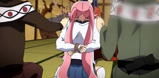 有趣的动漫看看英雄被敌人俘虏和羞辱的动漫场景，这很有趣，