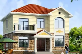 小宅地基建怎么建别墅，22年最受欢迎的6款农村别墅自建房别墅图片