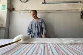 弹棉花这门老手艺，40年了他还在坚持干图片