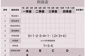 季度申报利润表本月数怎么填图片