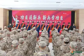 功臣送新兵，这是一场特殊的新兵入伍欢送仪式图片
