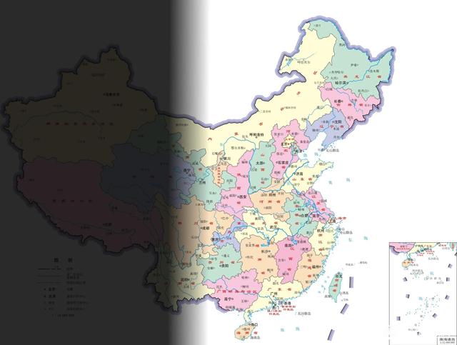 我国各季节晨昏线以及各时间各地黑夜白昼分布图