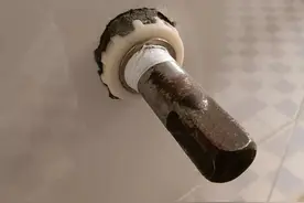 角阀拆断在墙里，断丝取出器拔不出来，怎么办？图片