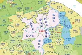 #头条消息# 2023年 上海16区政区图含乡镇及街道以及对应的房价表图片