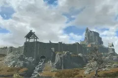 虚幻引擎5打造，艺术家重构《上古卷轴5》游戏中的雪漫城图片