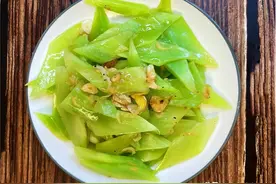 春季以后，莴笋试试这样吃，营养极高，孩子补钙长个头图片