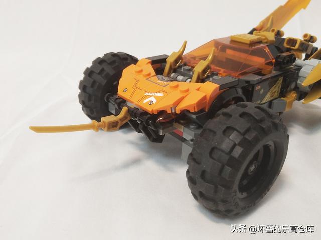 化身成金龙长着翅膀，试玩乐高幻影忍者71769寇的神龙战车