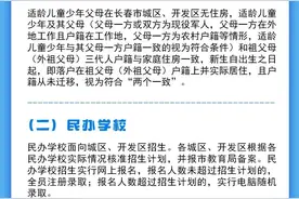 长春市2022年义务教育招生入学政策解读（内附报名时间、录取流程）图片