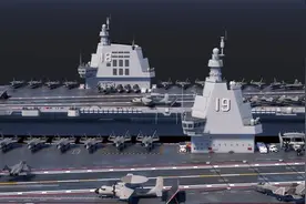 国产核动力航母概念图曝光，类似福特级，大连船厂招标核动力装置图片