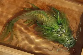 鳌鱼：中国神话传说中的生物因偷食龙珠变得龙头鱼身图片