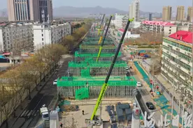 石家庄：槐安路二三环连通工程全速推进图片