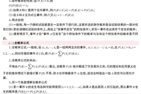 条件概率与全概率公式图片