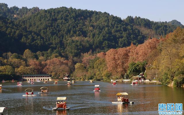 黔灵山公园冬日迎游客热潮