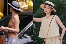 中年女人，这才是你该有的打扮：无袖衫+膝下裙，优雅知性又得体图片