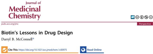 药物设计│生物素在药物设计中的经验教训