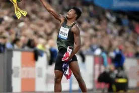 美国新一代短跑巨星诞生！身高191百米9秒76，神似博尔特图片