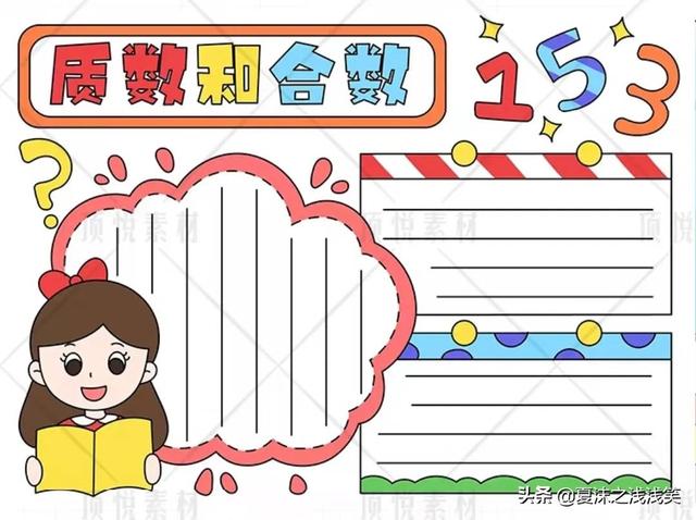 小学生数学常用手抄报200张