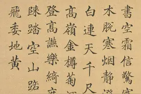 清代探花梁诗正的书法图片