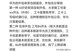 华为公司外包全解，你知道吗？外包也是分等级的图片