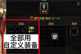 dnf110奶极限换装，全用自定义史诗，比普通史诗提升多少buff三攻图片