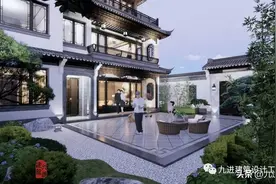 乡村民宅12x10米见方，疏朗自然、平淡天真的小院墅图片