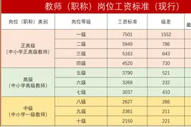 教师职称，类别上有4类，级别上有12级，级别越高，工资待遇越高图片