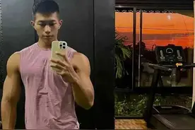 25岁原生黑皮小哥狂晒腱子肉，薄肌厚胸内壮外嫩图片