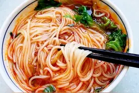 小时候的那碗早粉图片
