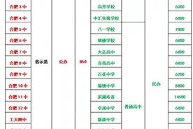 「万民说」带您了解合肥高中（1)：一文看清合肥市区39所高中图片