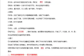 高中历史无非就这40个基础考点，高一到高三的历史知识点都要记好图片