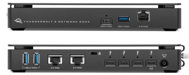 链路聚合实现20Gbps有线连接：OWC推雷电5双万兆网络扩展坞