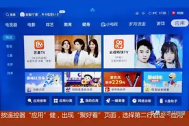 智能电视不用机顶盒，利用“央视频”和外接“地面波”天线看电视图片