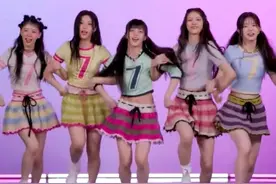 韩国女团造型又惹争议，让未成年人穿透明裙子，一上台根本遮不住图片