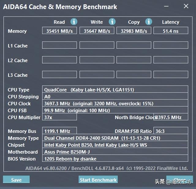 统统100元，E3神教1230V6处理器+华硕B250主板+DDR416G打平I77700
