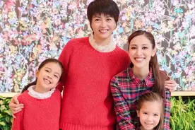 梁咏琪混血女儿长大了！和妈妈同穿亲子装漂亮，才7岁就有长腿了图片