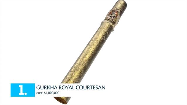 世界上最贵的前十名雪茄排名，最贵100万美元一根。
