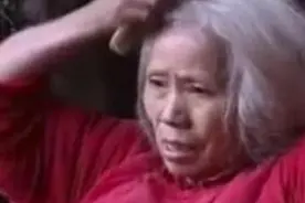 安徽金寨白毛女：住山洞10年，被救时已成为真正的野人图片